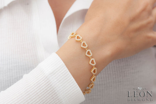 Custom Tennis Bracelets - Leon Diamond 