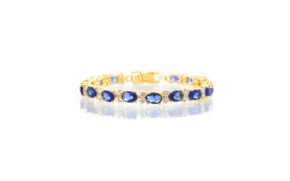 Colored Gemstone Tennis Bracelets - Leon Diamond 