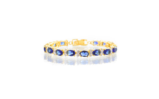 Colored Gemstone Tennis Bracelets - Leon Diamond 