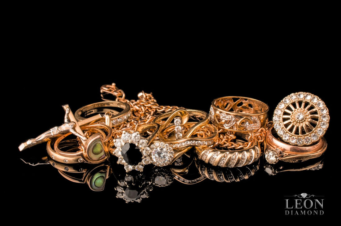 Mix metal jewelry - Leon Diamond 