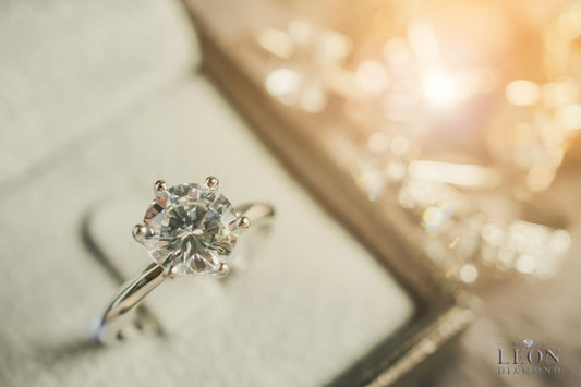 Non Traditional Wedding Rings for Couples - Leon Diamond 
