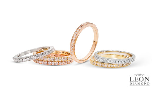 Rose Gold Tennis Jewelry - Leon Diamond 