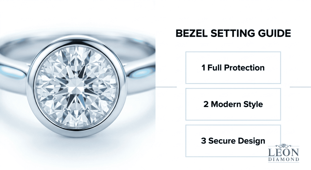 Bezel Setting Pros & Cons: The Ultimate Guide 2026 – Leon Diamond