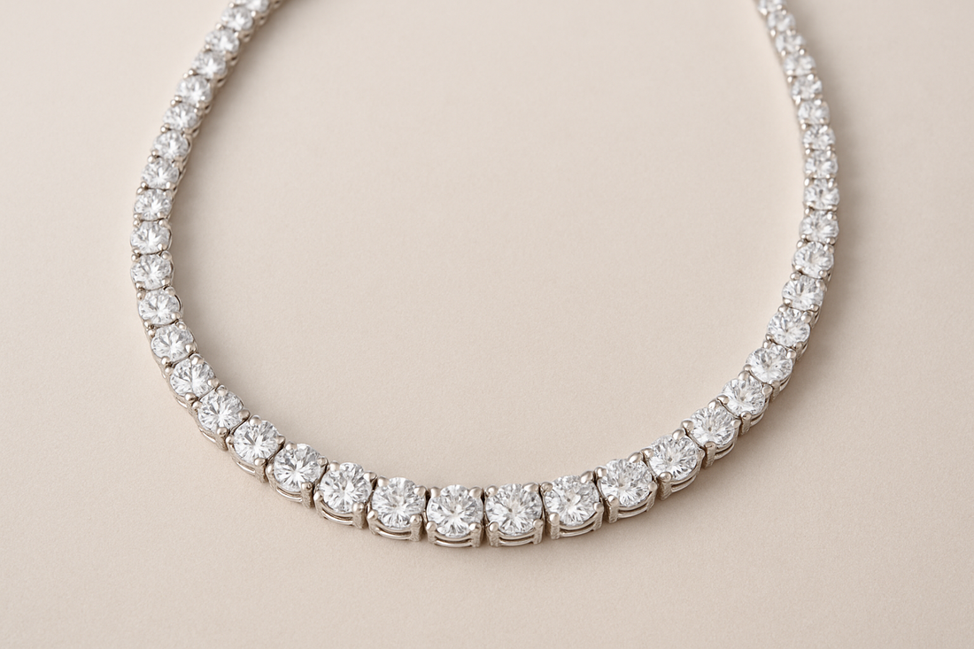 What makes Tennis Necklace Luxury and Shine - Leon Diamond 