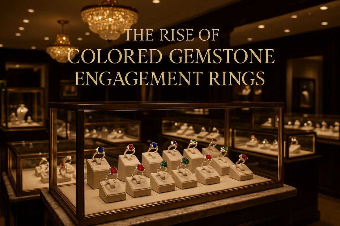 The Rise of Colored Gemstone Engagement Rings - Leon Diamond 
