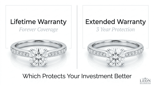 Lifetime warranty versus extended warranty comparison for protecting a diamond engagement ring investment