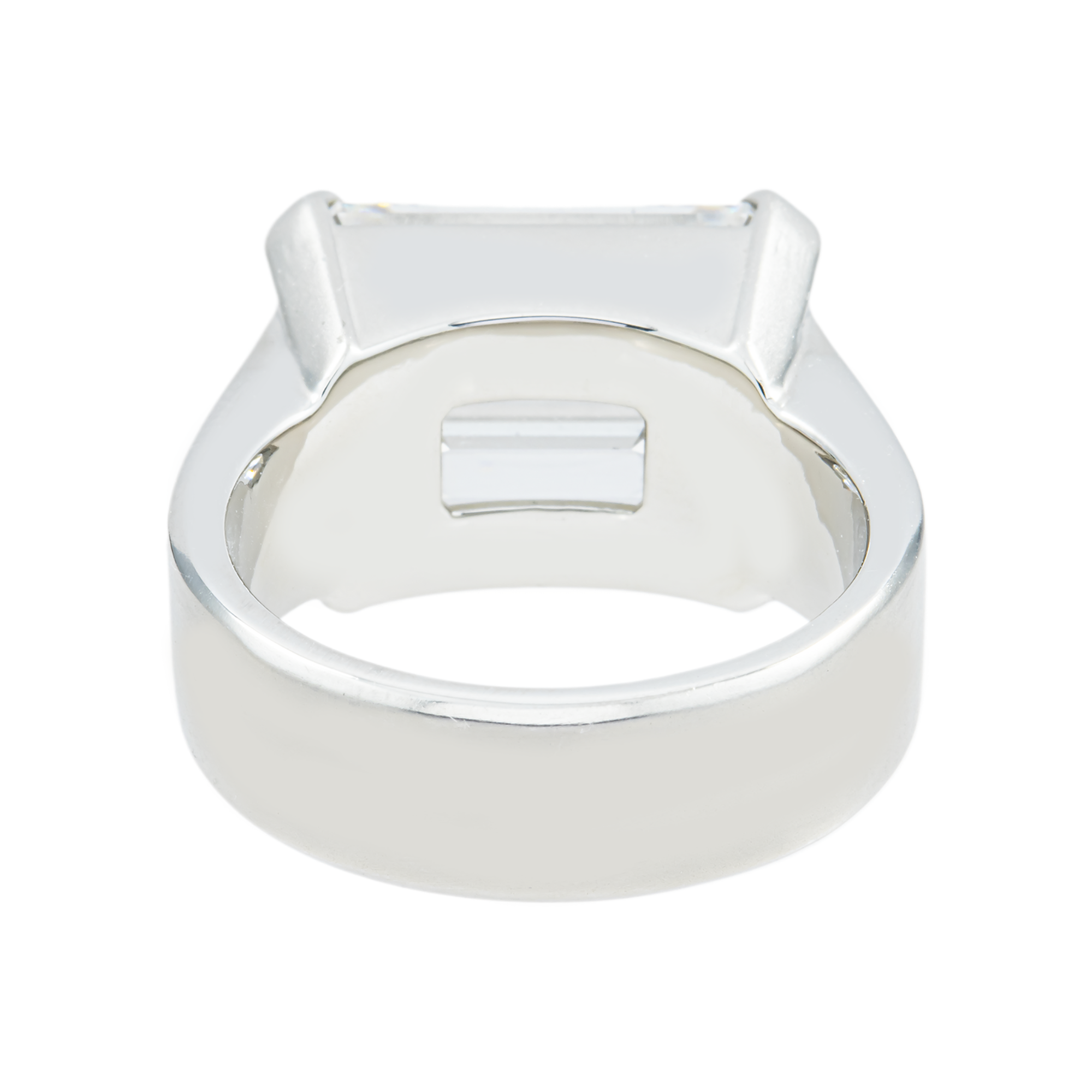 Platinum Solitaire Emerald Diamond Ring 20.15ctw