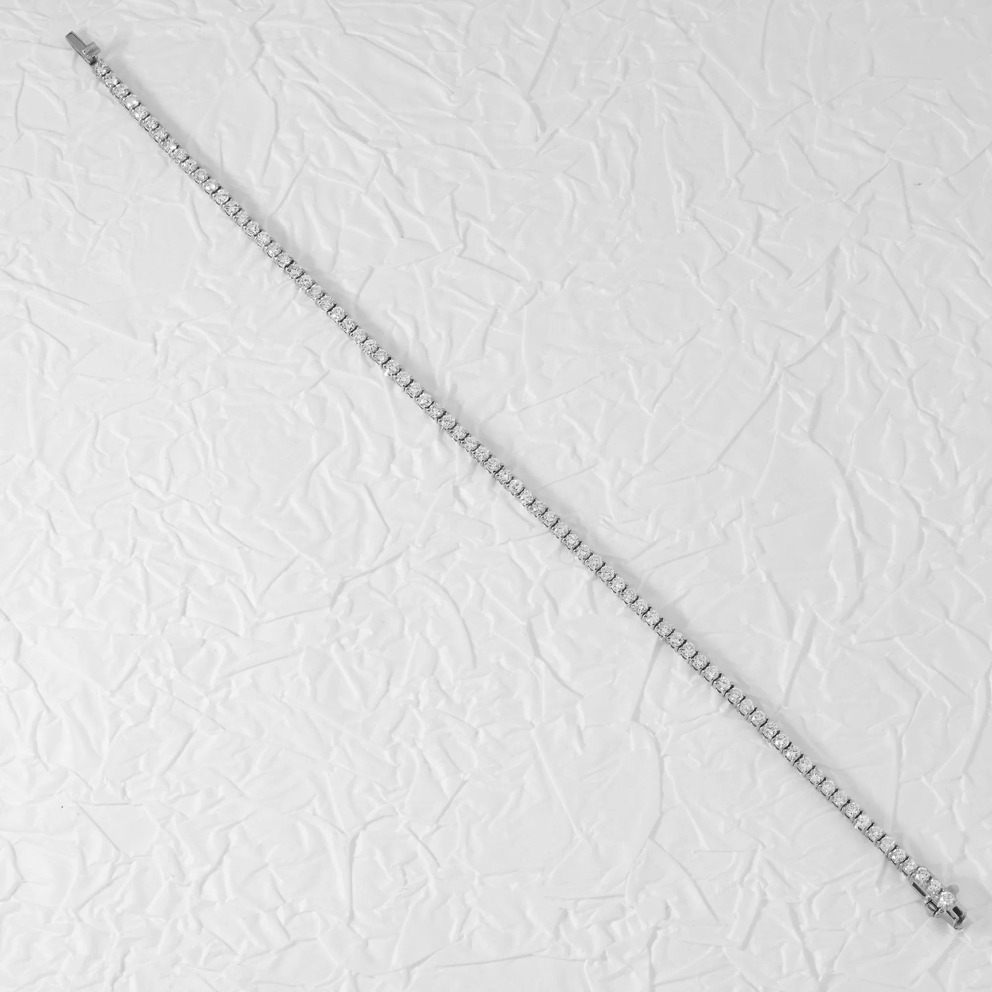 14K Gold Round Diamond Tennis Bracelet 2.0ct (Also available in Yellow or Rose Gold)