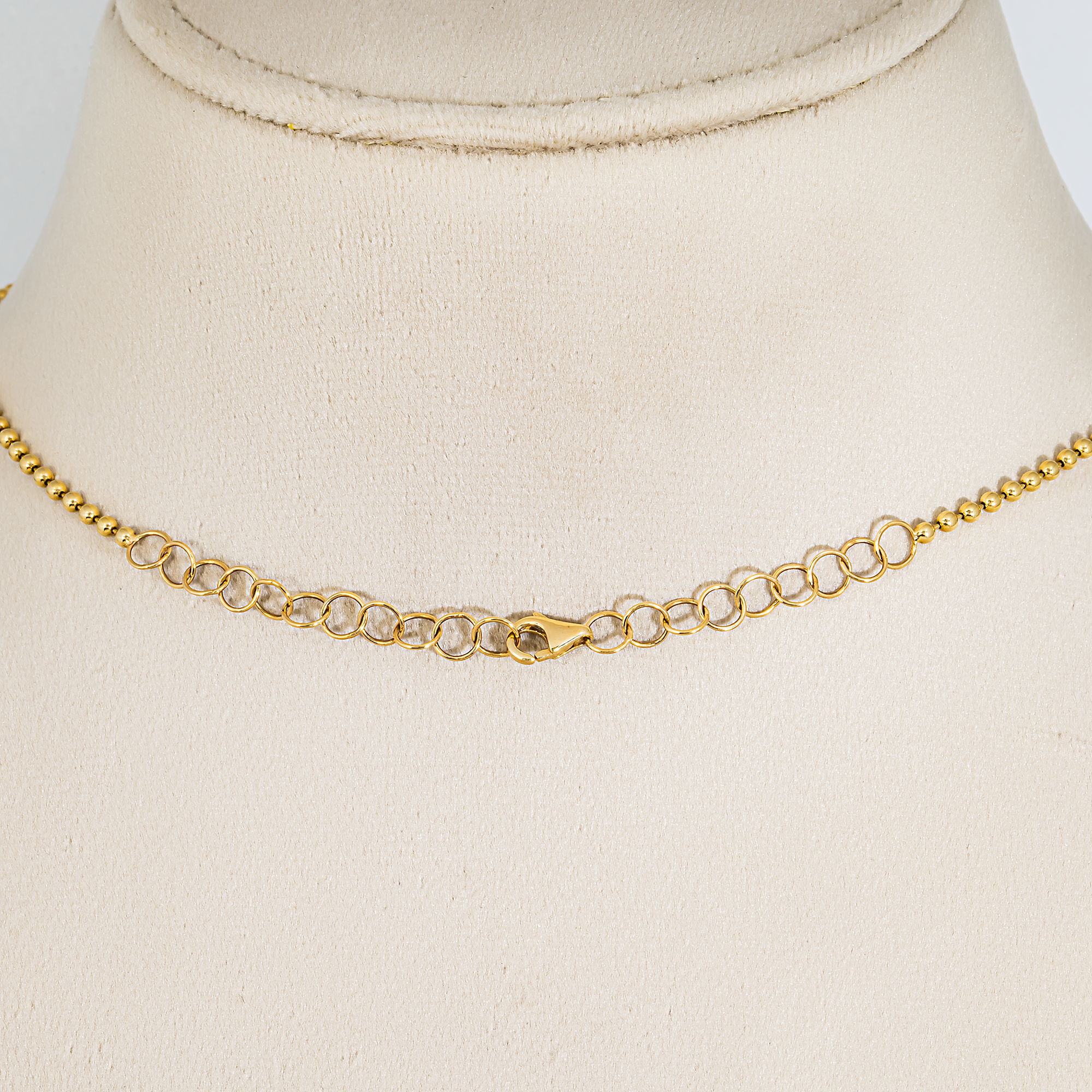 14K Yellow Gold Pear Diamond Necklace 5.75ct