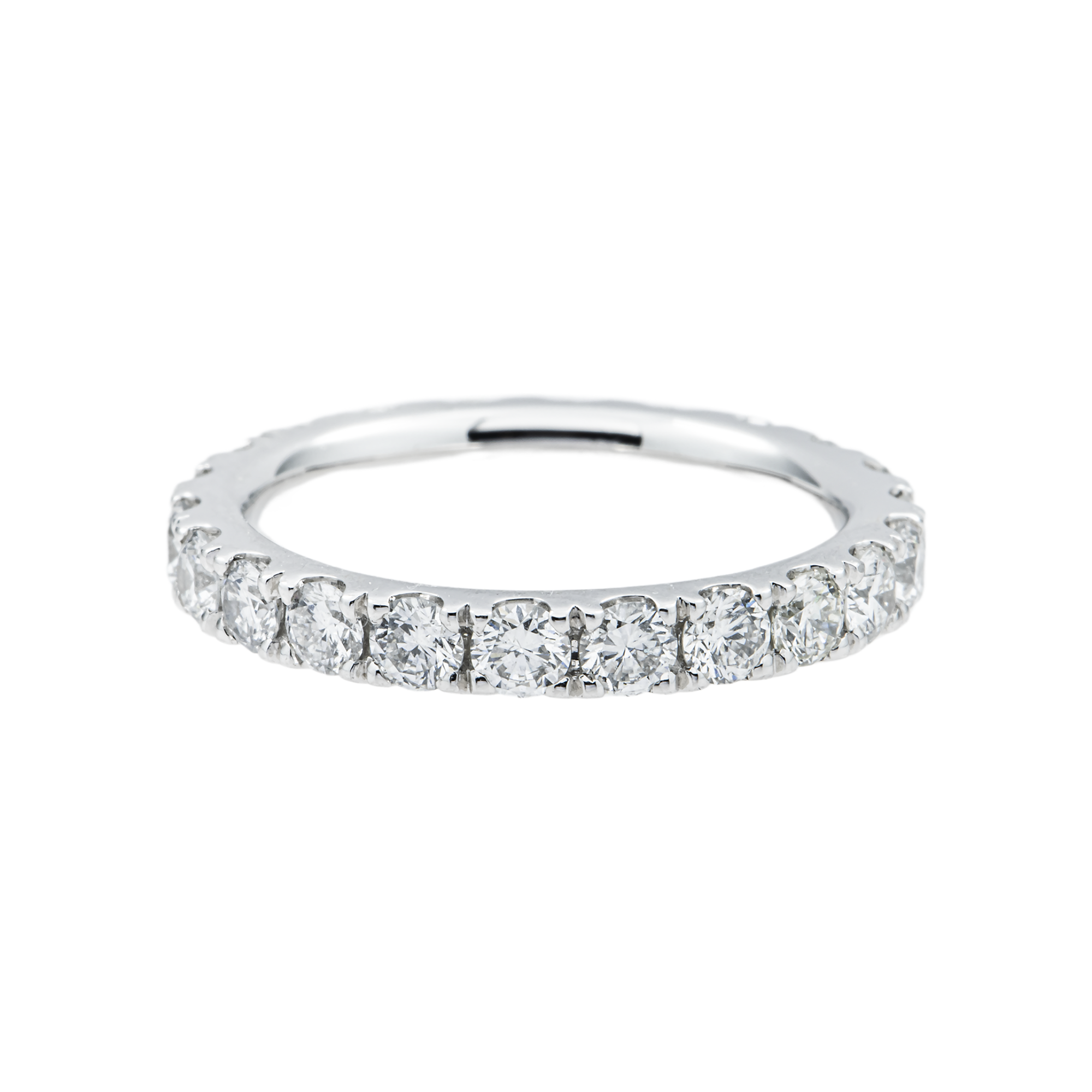 Platinum Round Diamond Eternity Ring 1.71ct (Size 6)