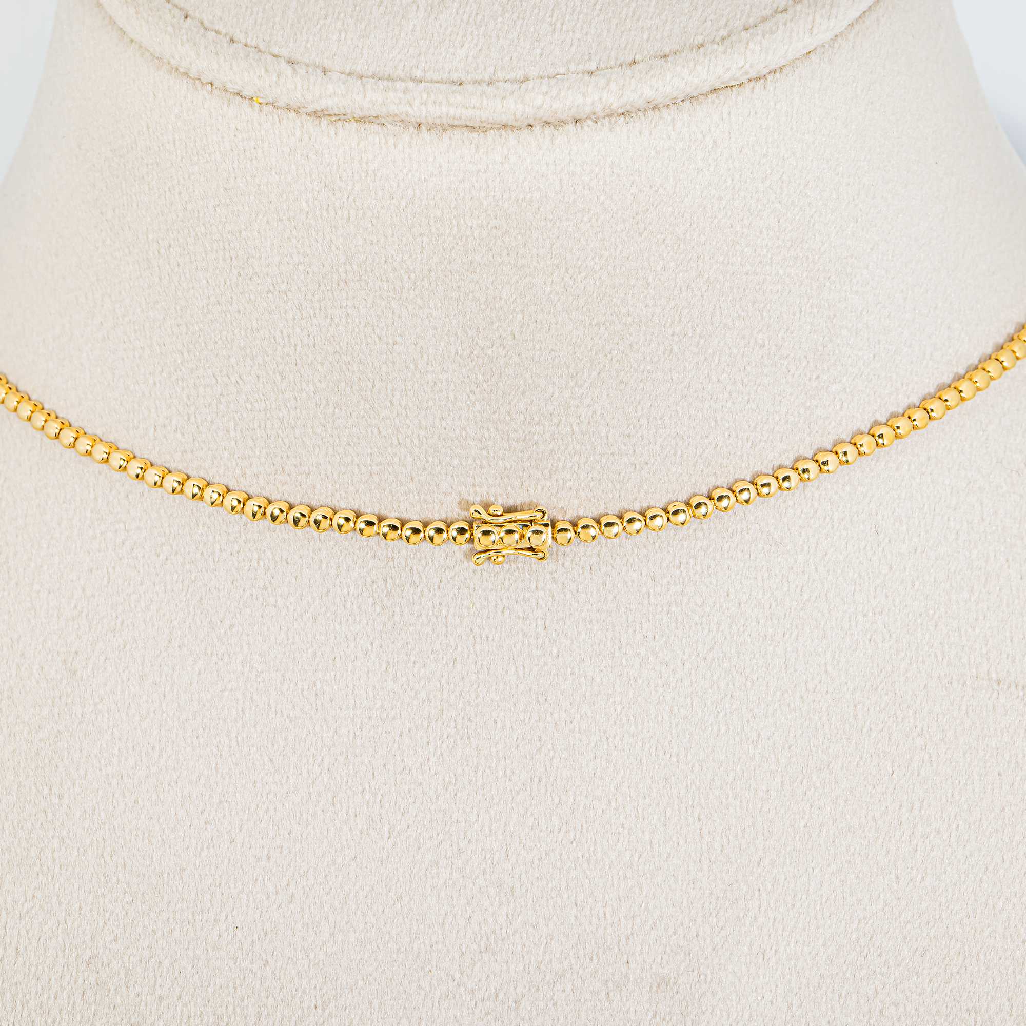 IGI 18K Yellow Gold Radiant Diamond Necklace 10.29ct