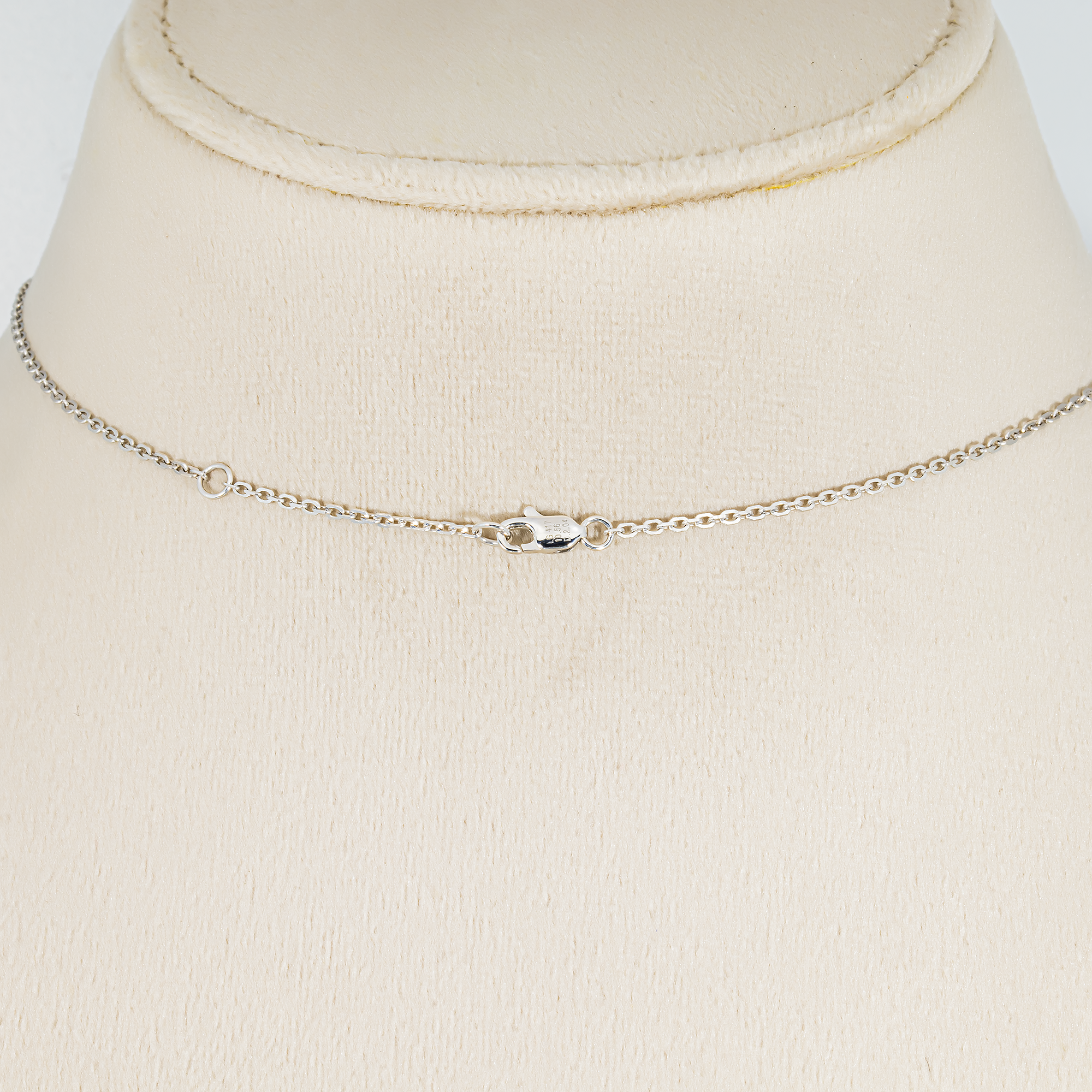 White Gold Pear Cut Sapphire & Diamond Necklace 13.18ct