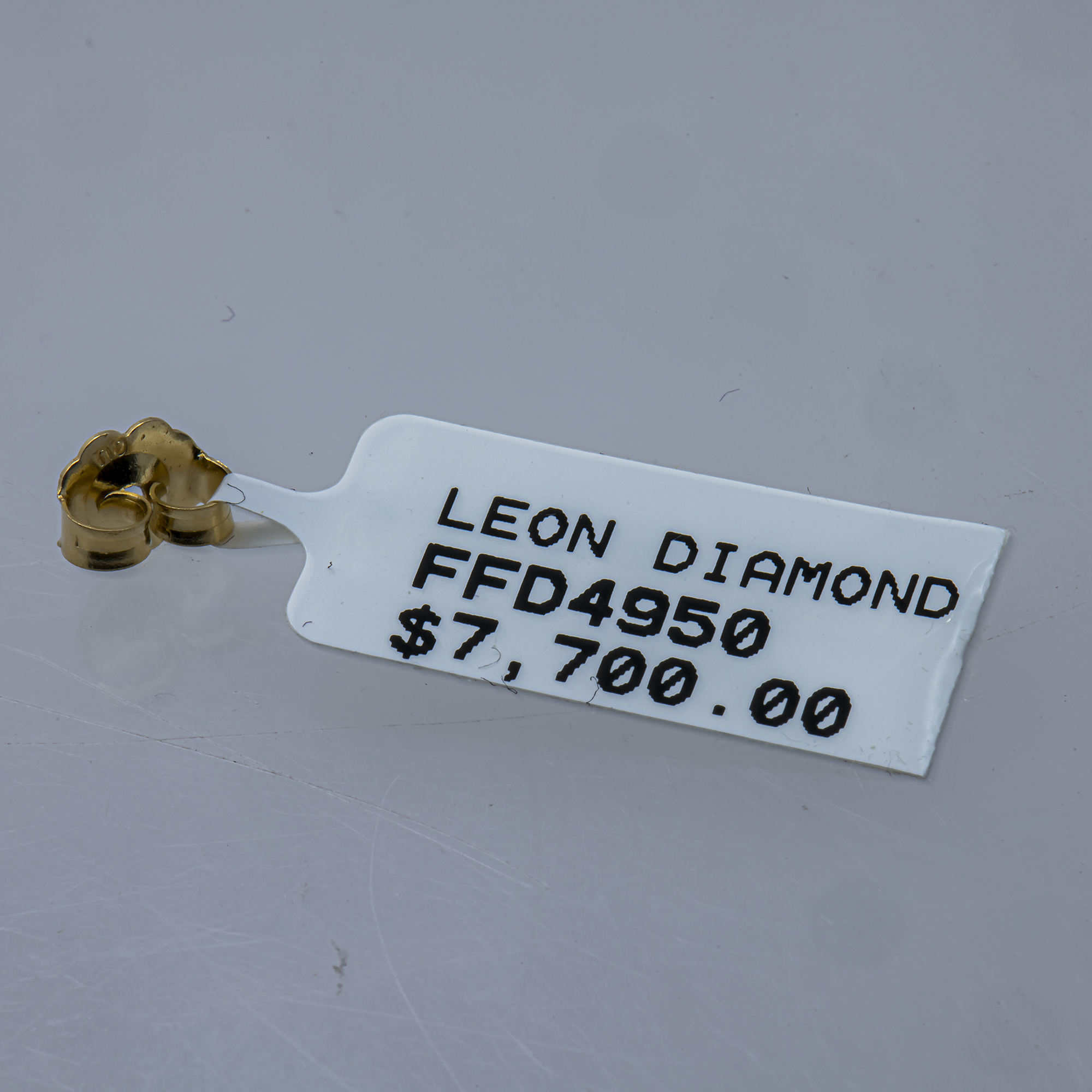 14K Yellow Gold Heart & Pear Diamond Drop Earrings 6.10ctw