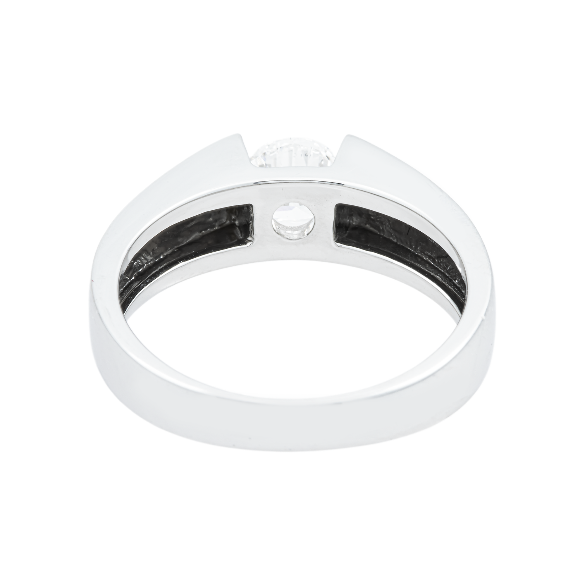 White Gold Solitaire Round Diamond Ring 0.70ct