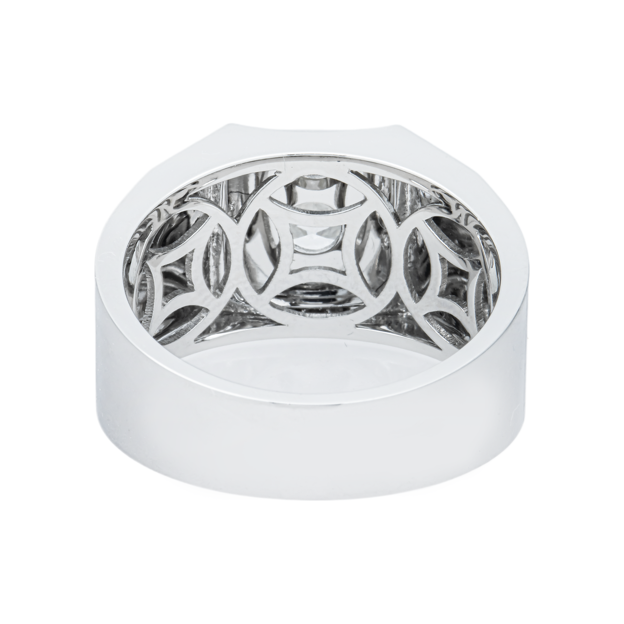 IGI 18K White Gold Round Diamond Ring 1.96ct