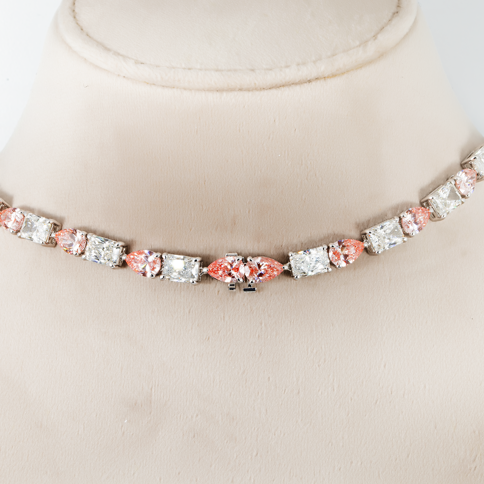 特別SALE！！hum ROSECUT DIAMOND PAVENECKLACE PEAR SHAPED ROSE CUT DIAMOND NECKLACE – Starling