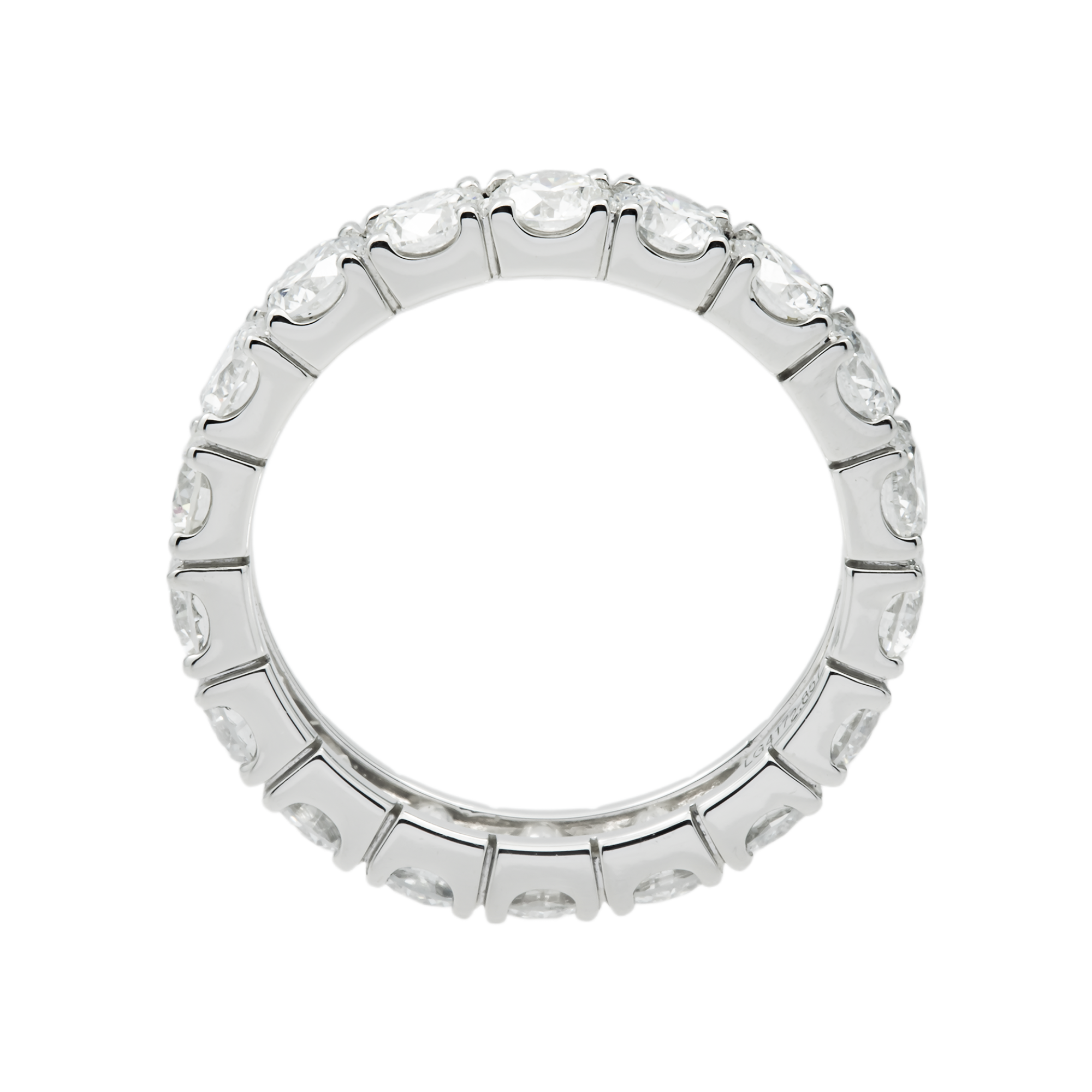 White Gold Round Diamond Eternity Ring 2.86ct (size 6)