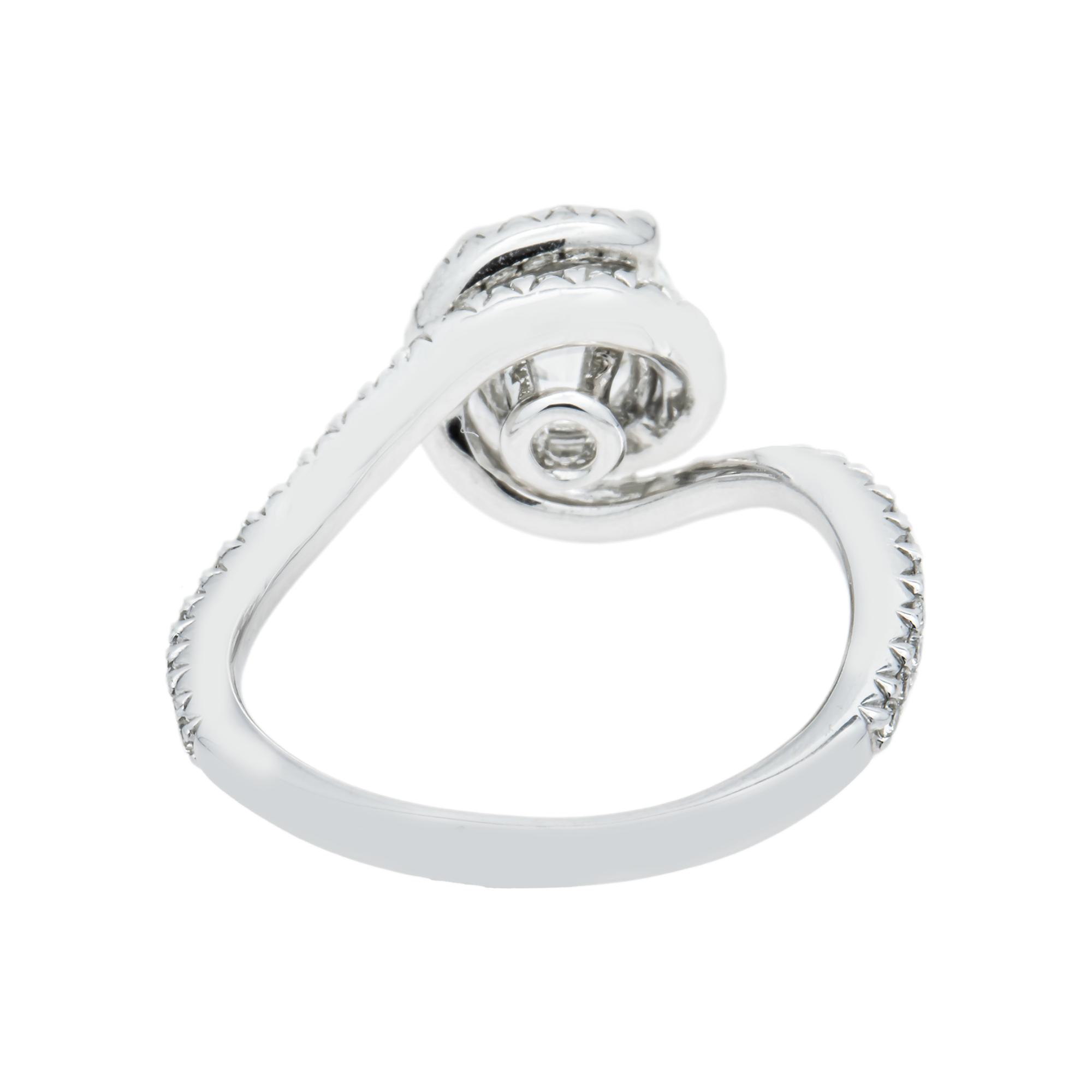 14K White Gold 1.09ct Round Diamond Engagement Ring 1.46ctw