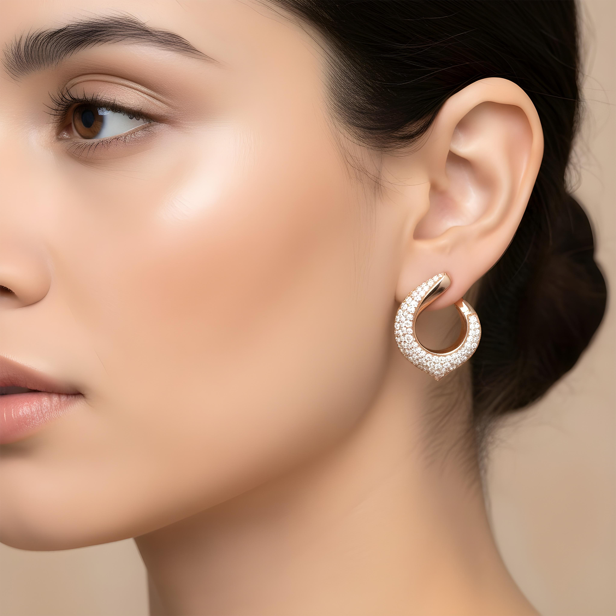 14K Yellow Gold Round Diamond Drop Earrings 2.66ctw