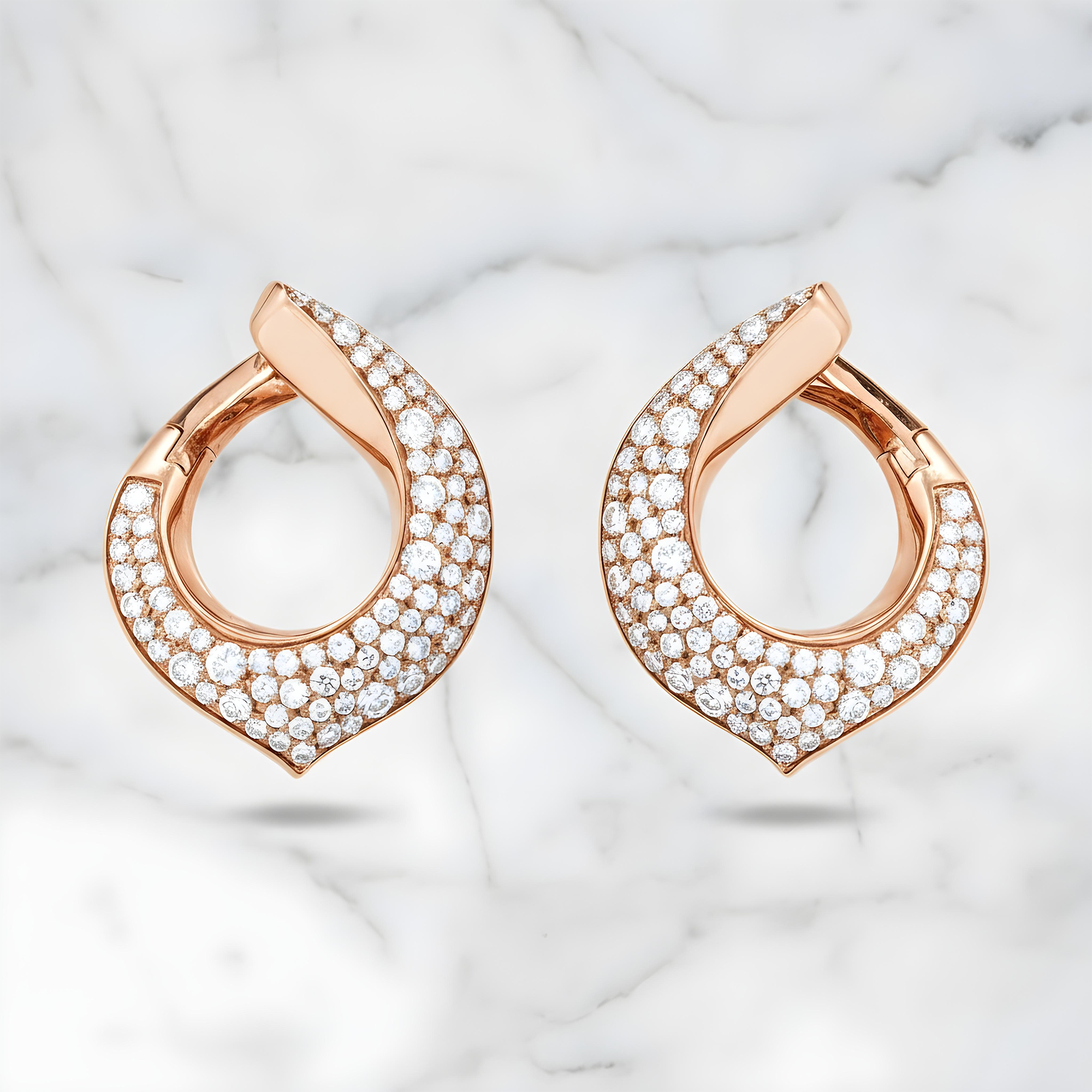 14K Yellow Gold Round Diamond Drop Earrings 2.66ctw