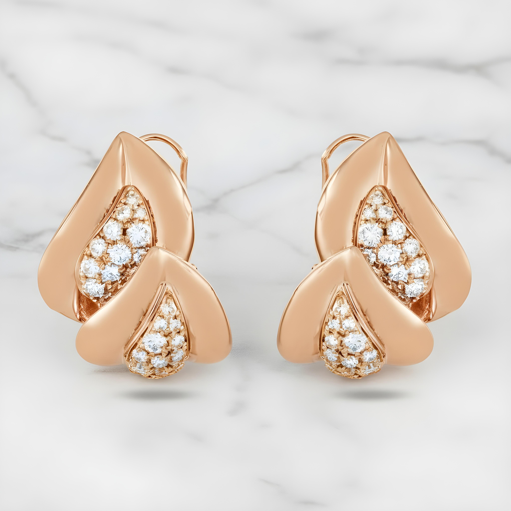 14K Yellow Gold Round Diamond Drop Earrings 1.88ctw
