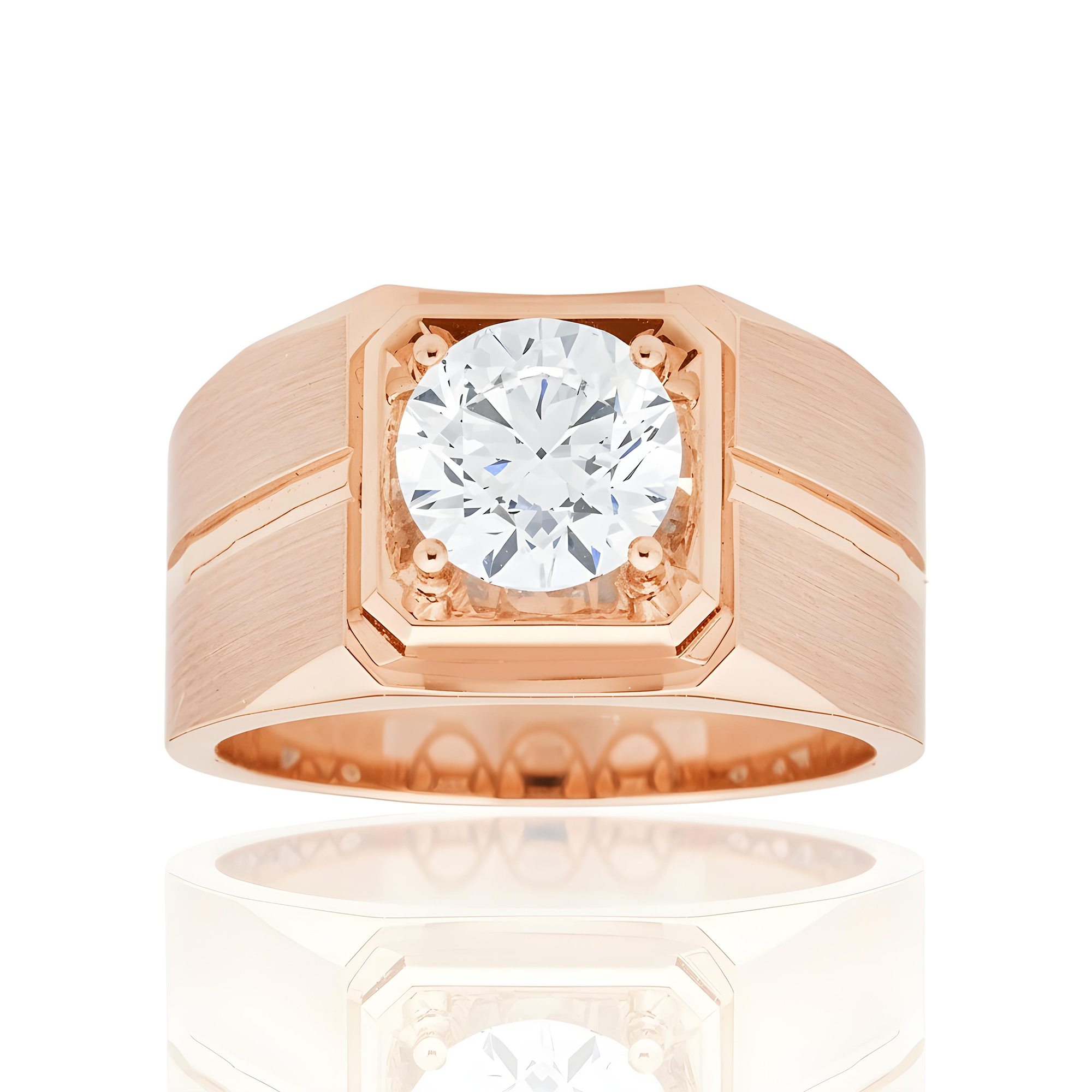 IGI 18K White Gold Round Diamond Ring 1.96ct