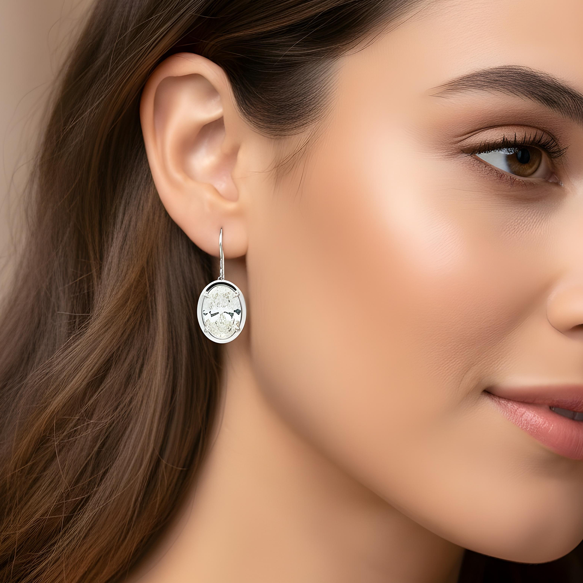 14K Yellow Gold Solitaire Bezel Set Oval Diamond Drop Earrings 10.12ctw