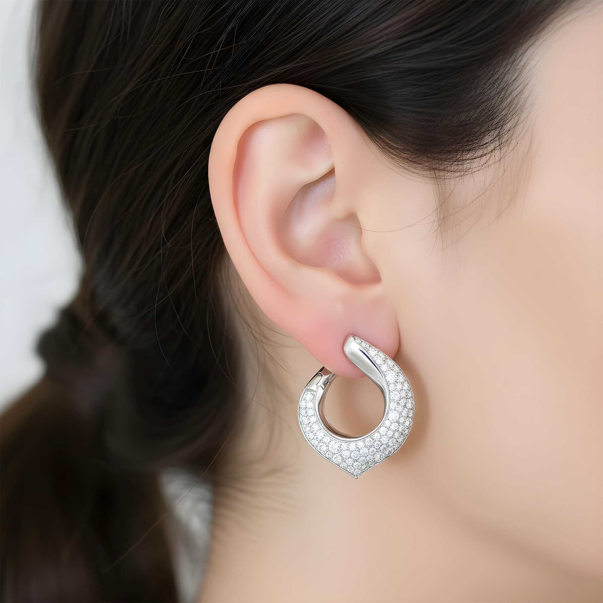 14K Yellow Gold Round Diamond Drop Earrings 2.66ctw
