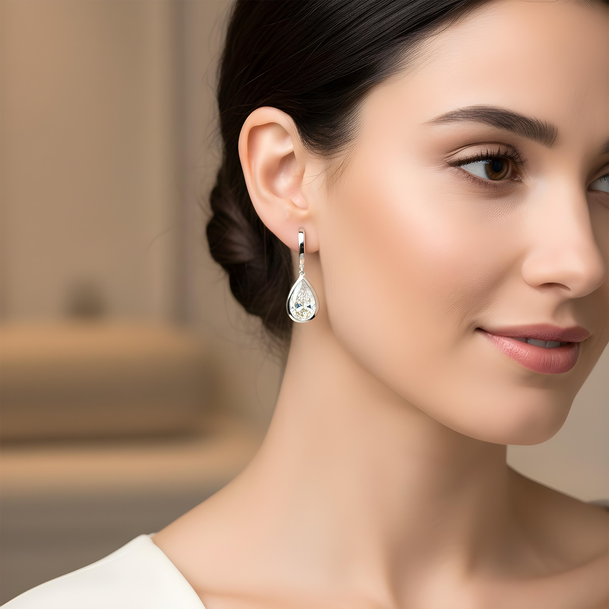14K Yellow Gold Pear Cut Diamond Drop Earrings 4.06ctw