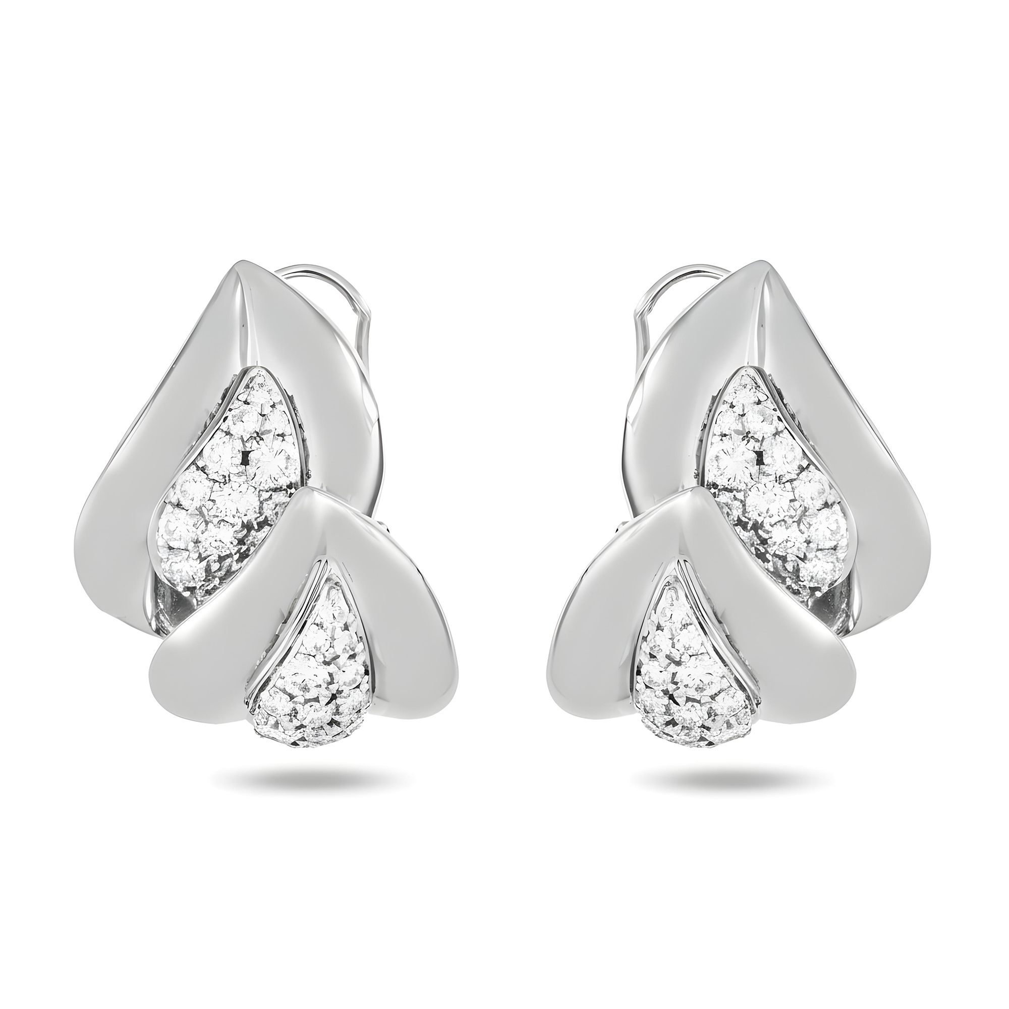 14K Yellow Gold Round Diamond Drop Earrings 1.88ctw