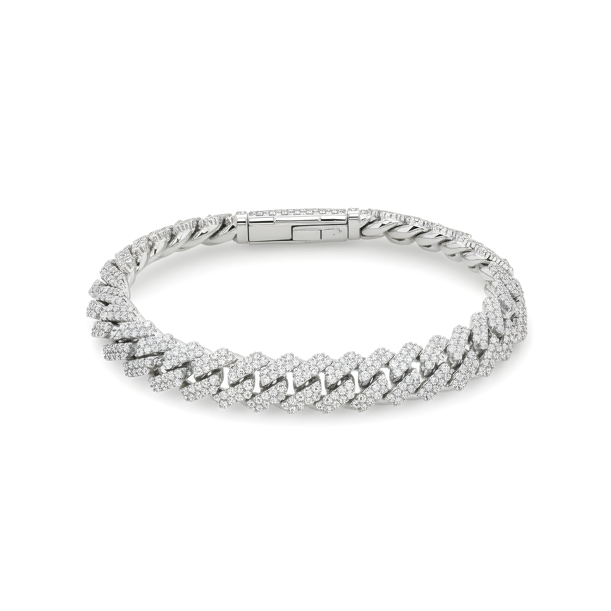 14K Yellow Gold 11mm Round Diamond Cuban Link Bracelet 9.0ct