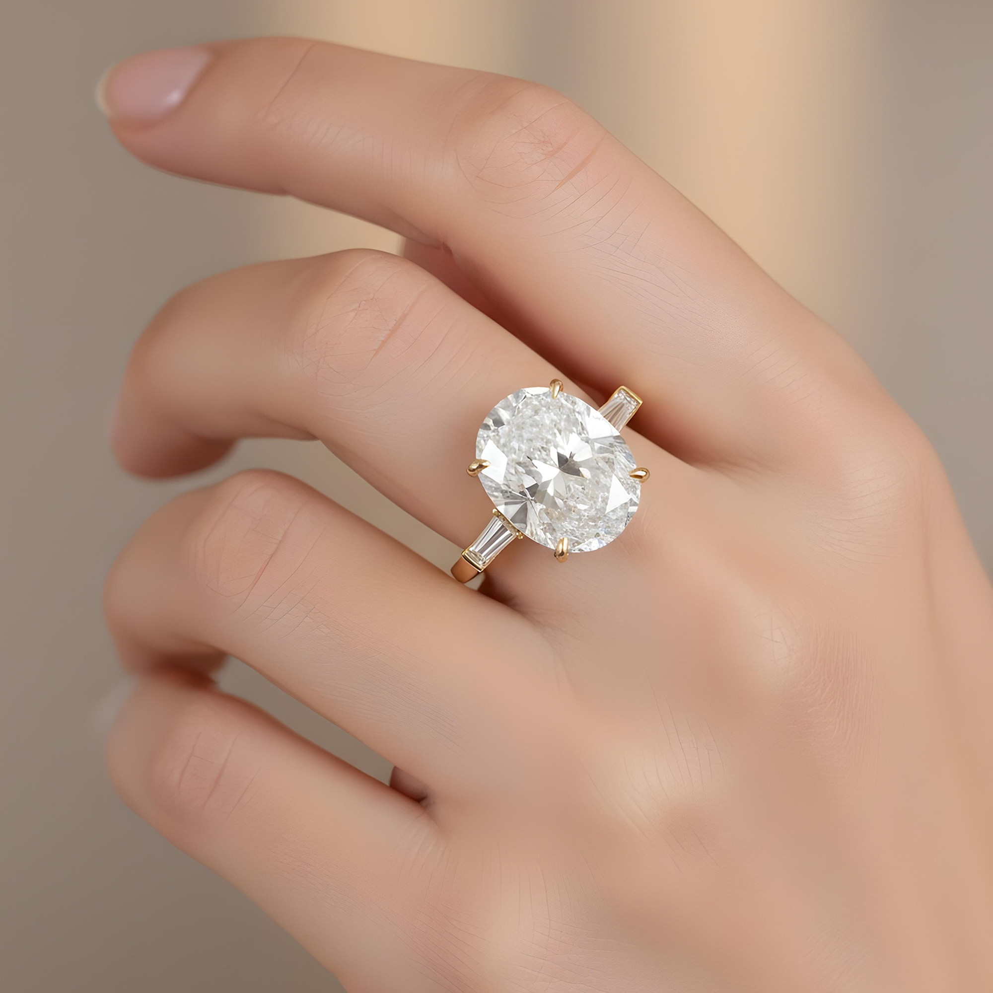 GIA Platinum 13.28ct Oval Cut Diamond Engagement Ring 14.04ctw